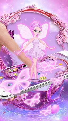 Pink Fairy Theme - Image screenshot of android app