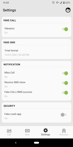 Fake Call and Sms - عکس برنامه موبایلی اندروید
