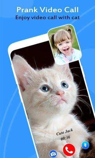 Cat Video Call/Fake Video Call - Image screenshot of android app