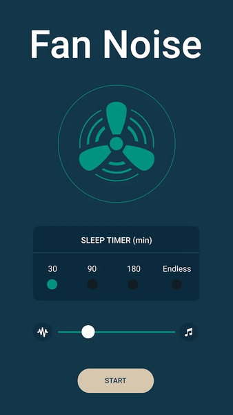 Fan Noise for Sleeping - App - Image screenshot of android app