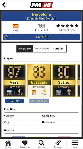 FMdB - Soccer Database - Image screenshot of android app