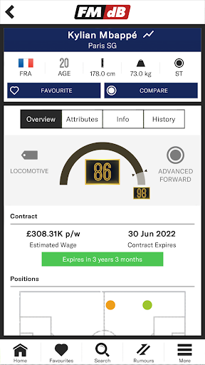 FMdB - Soccer Database - عکس برنامه موبایلی اندروید