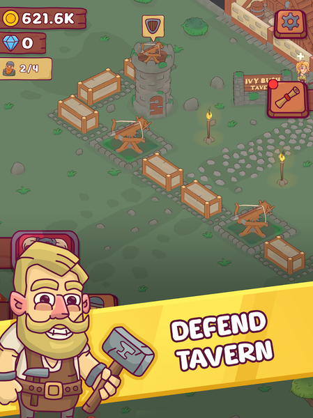 Heroes Tavern: Idle Pub Tycoon - عکس بازی موبایلی اندروید
