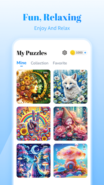 Jigsaw Puzzles for Adults - Gameplay image of android game