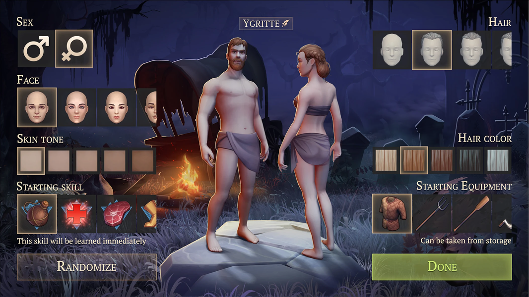 Grim Soul: Dark Survival RPG - Gameplay image of android game