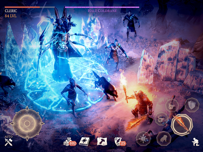 Grim Soul: Dark Survival RPG - Gameplay image of android game