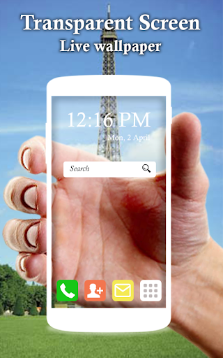 Transparent Screen and Live Wa - Image screenshot of android app