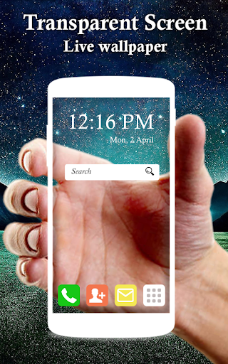 Transparent Screen and Live Wa - Image screenshot of android app