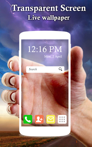 Transparent Screen and Live Wa - Image screenshot of android app