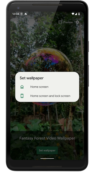 Fantasy Forest Video Wallpaper - Image screenshot of android app