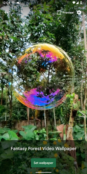 Fantasy Forest Video Wallpaper - Image screenshot of android app