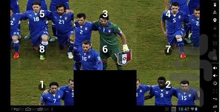 Italy football stars - Gameplay image of android game