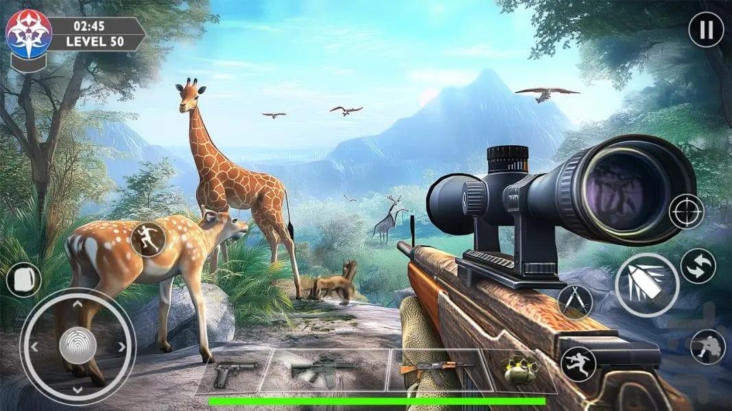 بازی شکار حیوانات - Gameplay image of android game