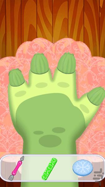 Animal nail salon - Gameplay image of android game