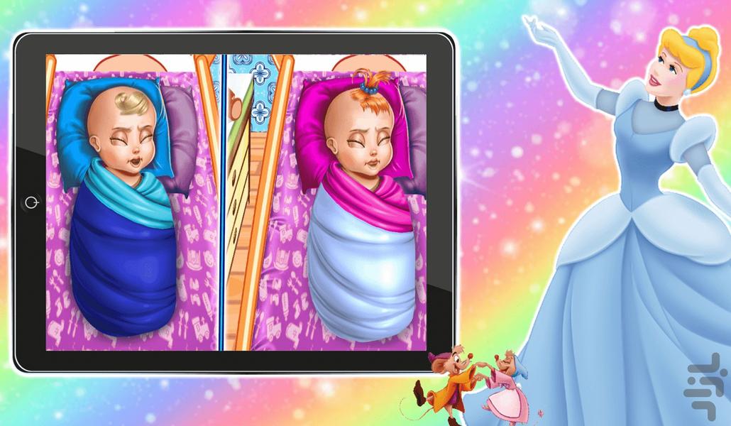 بازی دخترانه بچه داری سیندرلا - Gameplay image of android game