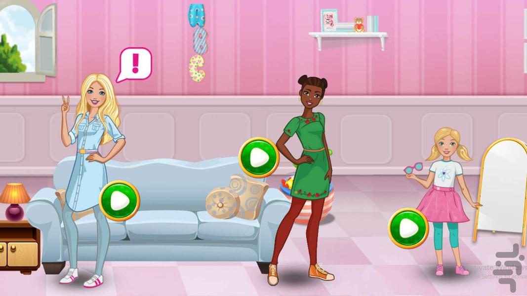 بازی دخترانه باربی و دوستان - عکس بازی موبایلی اندروید