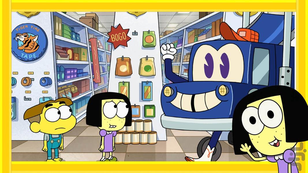 کارتون شهر بزرگ گرین ها - عکس بازی موبایلی اندروید