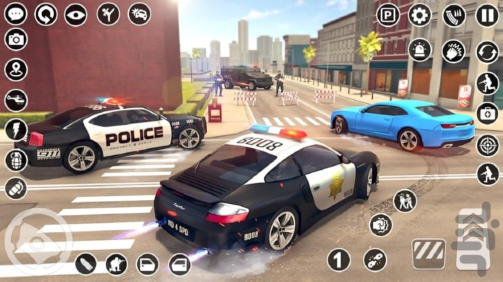 Police Car - Gameplay image of android game