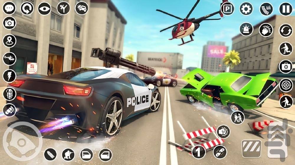 Police Car - Gameplay image of android game
