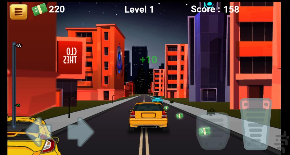 تخته گاز - Gameplay image of android game
