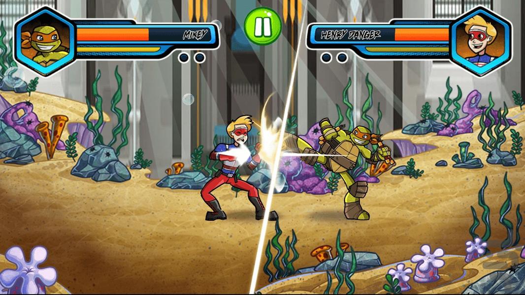 بازی جدید تیکن باب اسفنجی - Gameplay image of android game