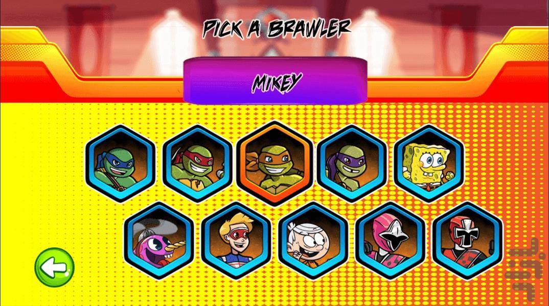 Cartoon fights - Gameplay image of android game