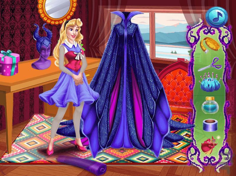 Game Cinderella Sewing - Image screenshot of android app