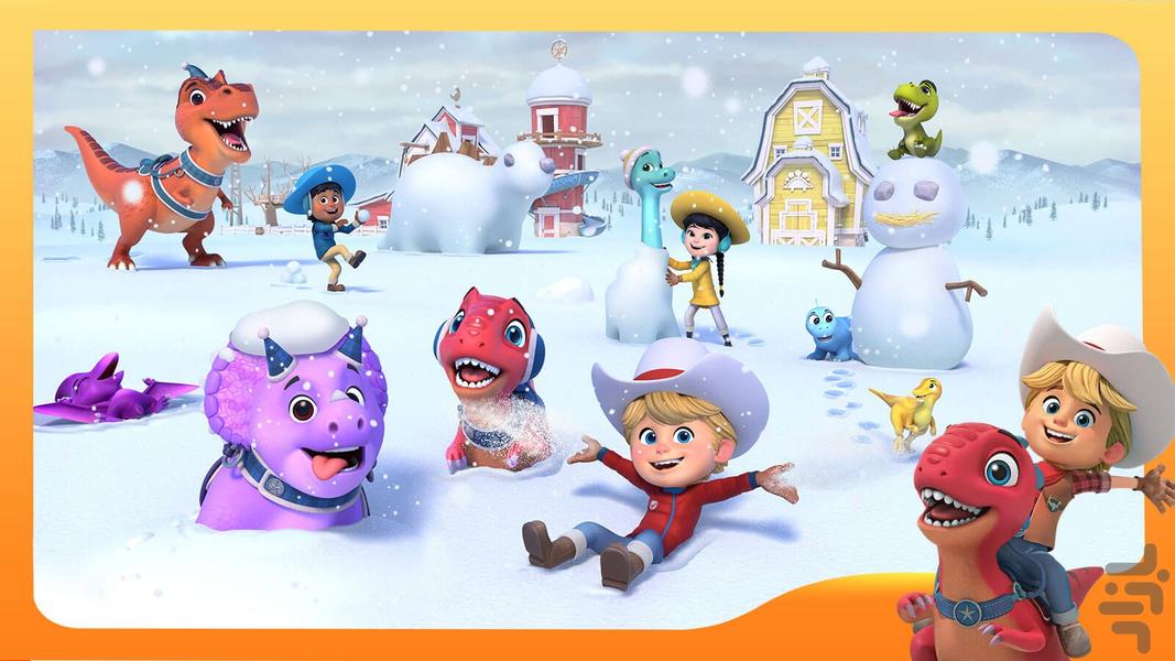 کارتون مزرعه دایناسورها - عکس بازی موبایلی اندروید