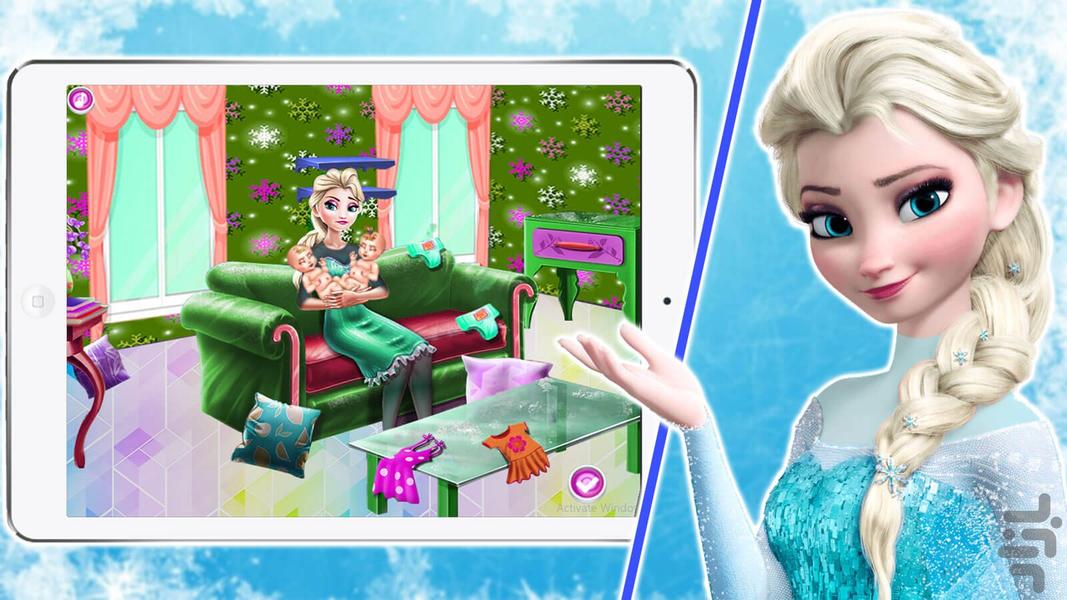 Game Elsa and Christmas - Gameplay image of android game
