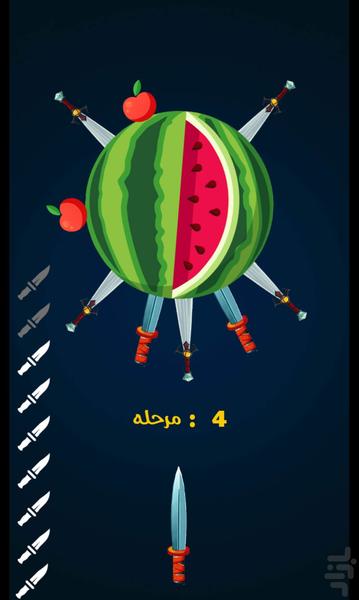 بازی چاقو بازی جدید - Gameplay image of android game