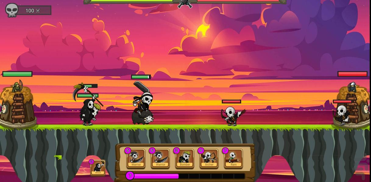 نبرد ارواح - Gameplay image of android game