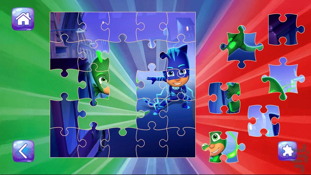 بازی پازل گروه شب نقاب - عکس بازی موبایلی اندروید