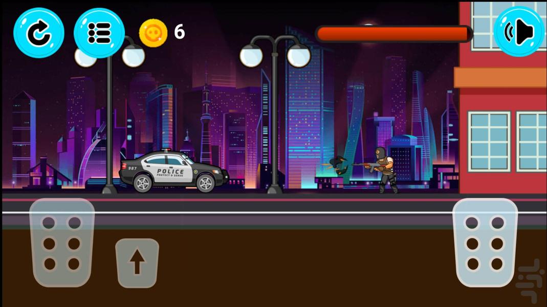 بازی ماشین پلیس - Gameplay image of android game