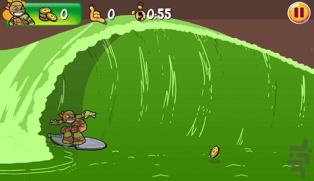 موج سواری باب اسفنجی - عکس بازی موبایلی اندروید