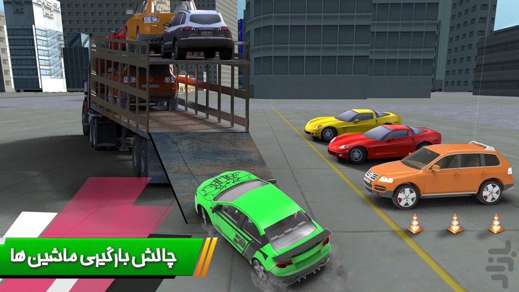 Transport Truck Game - Gameplay image of android game