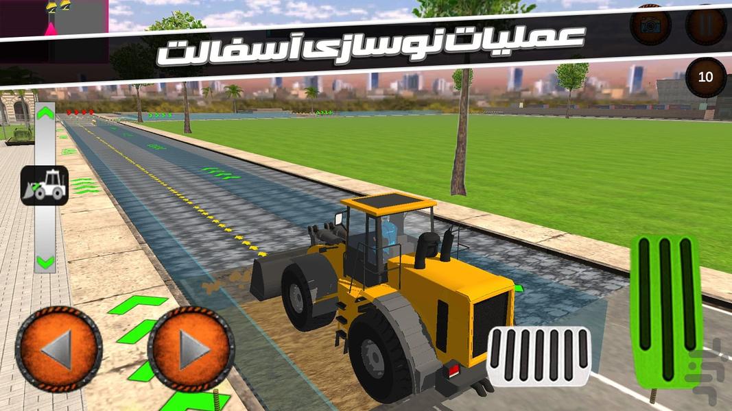 بازی راننده ماشین سنگین - عکس بازی موبایلی اندروید