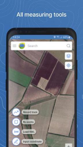 GPS Fields Area Measure - عکس برنامه موبایلی اندروید