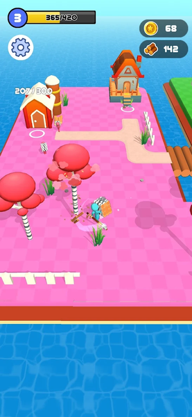 Garden Land 3D: Craft & Lumber - Gameplay image of android game