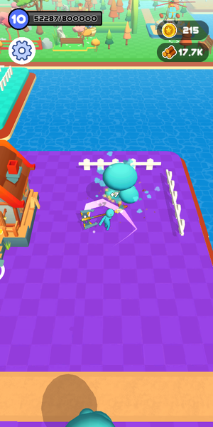 Garden Land 3D: Craft & Lumber - Gameplay image of android game