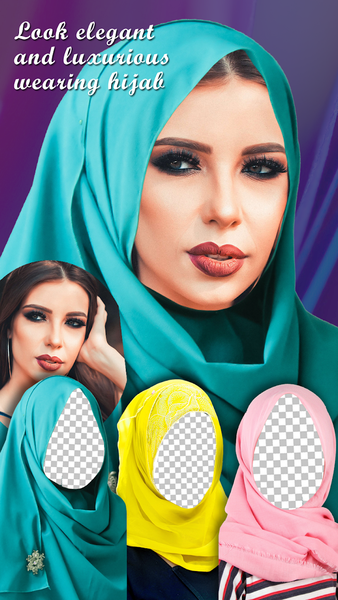 Face In Hijab – Hijab Fashion Suit - Image screenshot of android app