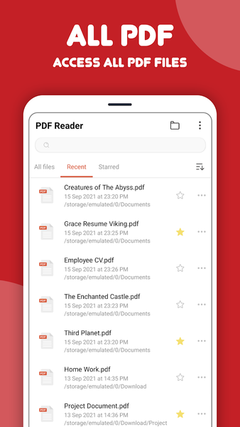 PDF Reader - PDF Viewer - Image screenshot of android app