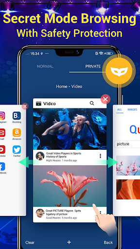 Web Browser & Fast Explorer - Image screenshot of android app