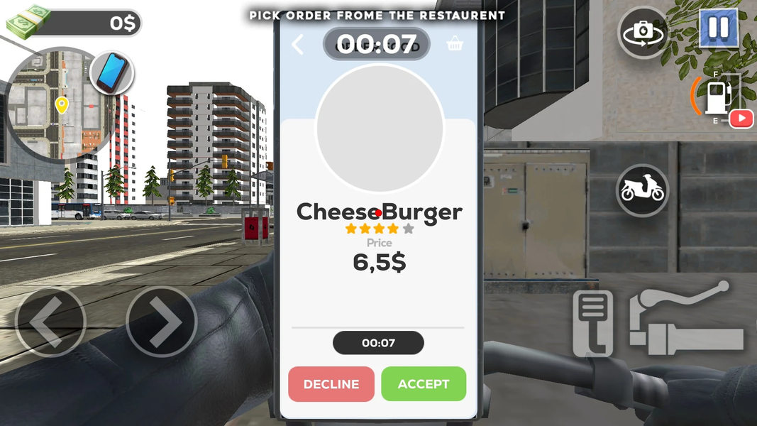 Ride for Tips - Gameplay image of android game