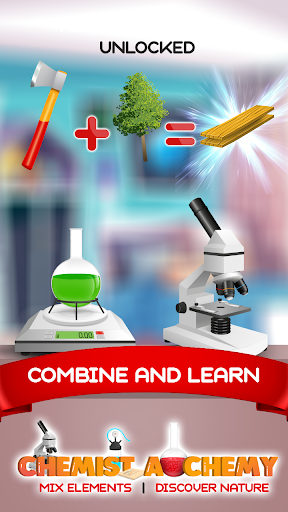 Chemist Alchemy - Mix Elements Discover Nature - Gameplay image of android game