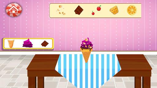 Rainbow Ice Cream Cone Maker Cooking Game - Image screenshot of android app