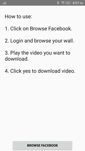 Video Downloader for Facebook - Image screenshot of android app