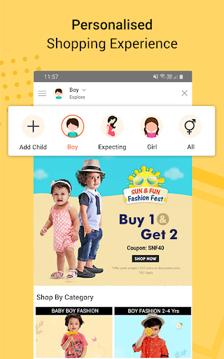 FirstCry India - Baby & Kids - عکس برنامه موبایلی اندروید