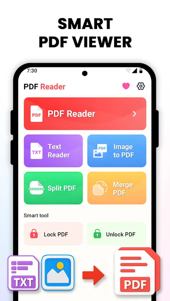 PDF Reader - PDF Editor - عکس برنامه موبایلی اندروید