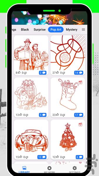 F Color by Number 2024 - Image screenshot of android app