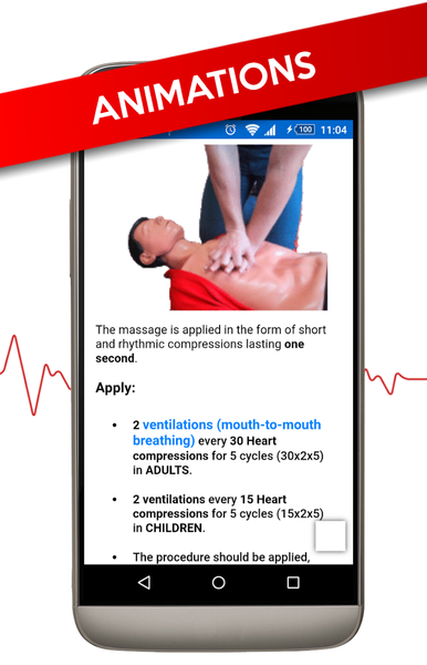 First Aid Guide Offline - Image screenshot of android app